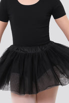 Front view black tutu skirt for girls