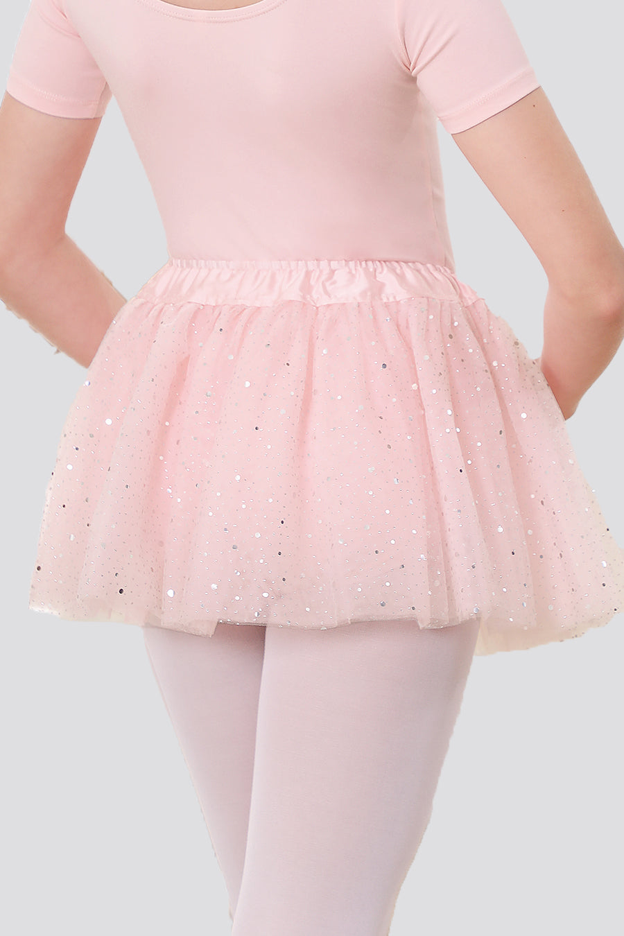 Back view pink tutu skirt 