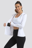 sun protection hoodie white 