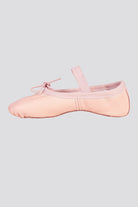 Leather Ballet Shoes ballet pink side view