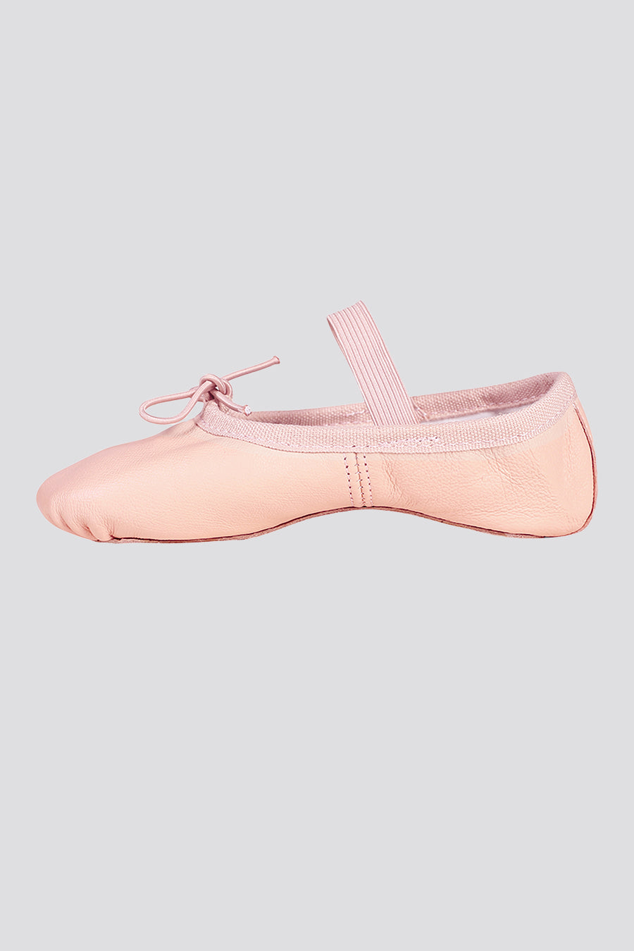 Leather Ballet Shoes ballet pink side view