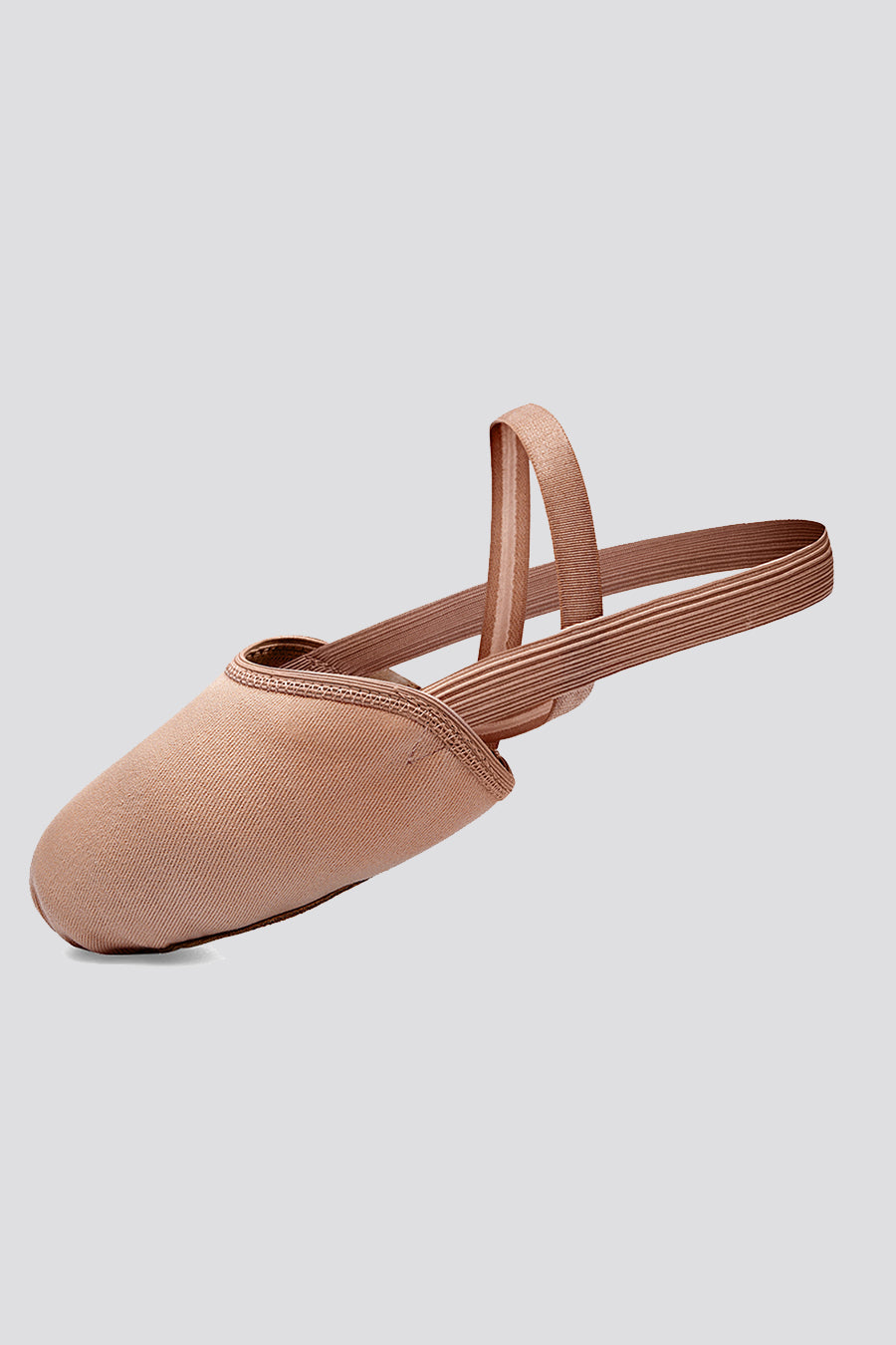 half soles dance shoes tan front view