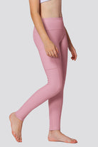 Girls leggings Pink side view