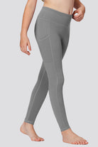 Workout leggings grey side view