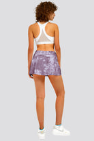 pleated tennis skirt Tie Dye Pink back