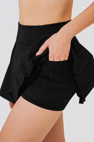 Black tennis skirt pocket